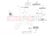 PIAGGIO Fly 50 4T 4V (USA) Plates - Emblems