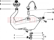 PIAGGIO Free PPTT Oil tank