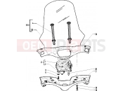 PIAGGIO Free PPTT Speedometers kms.-Handlebar covers