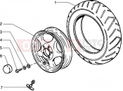 PIAGGIO Hexagon 125 Front wheel
