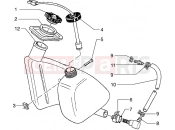 PIAGGIO Hexagon 125 Oil tank