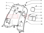 PIAGGIO Hexagon 125 Rear shield