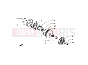 PIAGGIO Hexagon GT Driving pulley