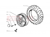 PIAGGIO Hexagon GT Front wheel