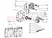 PIAGGIO Hexagon GT250 Brake caliper