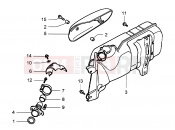 PIAGGIO Hexagon GT250 Exhaust pipe