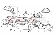 PIAGGIO Hexagon GT250 Handlebar cover