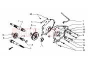 PIAGGIO Hexagon GT250 Wheel shaft