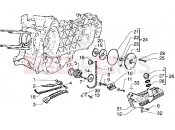 PIAGGIO Pump group - Oil pan