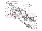 PIAGGIO Rear wheel shaft