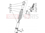 PIAGGIO Hexagon GTX 180 Front shock absorber