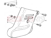 PIAGGIO Hexagon GTX 180 Front shock absorber cover