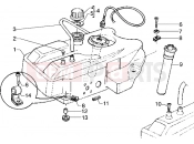 PIAGGIO Hexagon GTX 180 Fuel tank