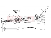 PIAGGIO Hexagon GTX 180 Handlebars component parts