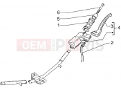 PIAGGIO Hexagon GTX 180 Handlebars component parts