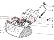 PIAGGIO Hexagon GTX 180 Headlamp