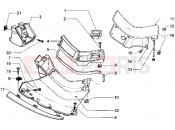 PIAGGIO Hexagon LXT Footrest-Tanks door