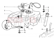PIAGGIO Hexagon LXT Fuel tank