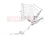 PIAGGIO Hexagon LXT Handlebars component parts