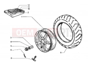 PIAGGIO Hexagon LXT Rear wheel