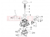 PIAGGIO Liberty 125 4T 2V Carburetor's components