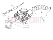 PIAGGIO Liberty 125 4T 2V Carburettor, assembly - Union pipe