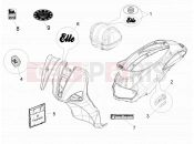 PIAGGIO Liberty 125 4T 2V Plates - Emblems