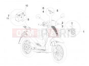 PIAGGIO Liberty 125 4T 2V Remote control switches - Battery - Horn