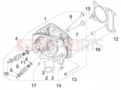 PIAGGIO Liberty 125 4T 2V Head unit - Valve