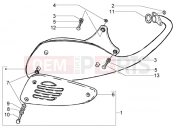 Catalytic silencer - Piaggio Liberty 125 La Poste