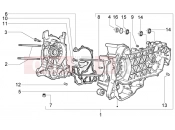 Crankase - Piaggio Liberty 125 La Poste