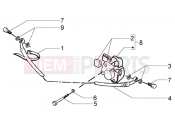 Disc brake caliper - Piaggio Liberty 125 La Poste