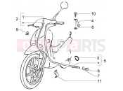 Odometer transmissions-rear brake - Piaggio Liberty 125 La Poste