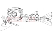 Rocker levers support - Piaggio Liberty 125 La Poste
