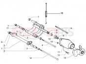 Swinging arm - Piaggio Liberty 125 La Poste