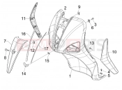 PIAGGIO Liberty 200 (ZAPM384) Front shield