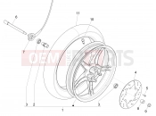 PIAGGIO Liberty 200 (ZAPM384) Front wheel