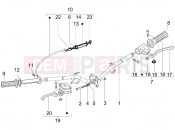 PIAGGIO Liberty 200 (ZAPM384) Handlebars - Master cil.