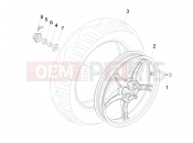 PIAGGIO Liberty 200 (ZAPM384) Rear wheel