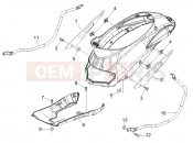 PIAGGIO Liberty 200 (ZAPM384) Side cover - Spoiler