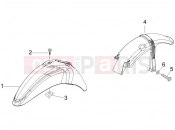 PIAGGIO Liberty 200 (ZAPM384) Wheel huosing - Mudguard