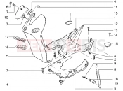 PIAGGIO Front shield-Footboard-Spoiler