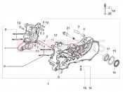 Crankcase - Piaggio Liberty 50 2T 2007