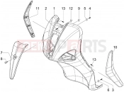 Front shield - Piaggio Liberty 50 2T 2007