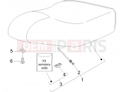 Saddle/seats - Piaggio Liberty 50 2T 2007