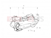 Crankcase cover - Crankcase cooling - Piaggio Liberty 50 2T 2013