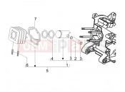 Cylinder-piston-wrist pin unit - Piaggio Liberty 50 2T 2013