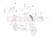Remote control switches - Battery - Horn - Piaggio Liberty 50 2T 2013