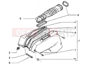 Air cleaner - Piaggio Liberty 50 4T