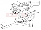 Clutch cover - Piaggio Liberty 50 4T